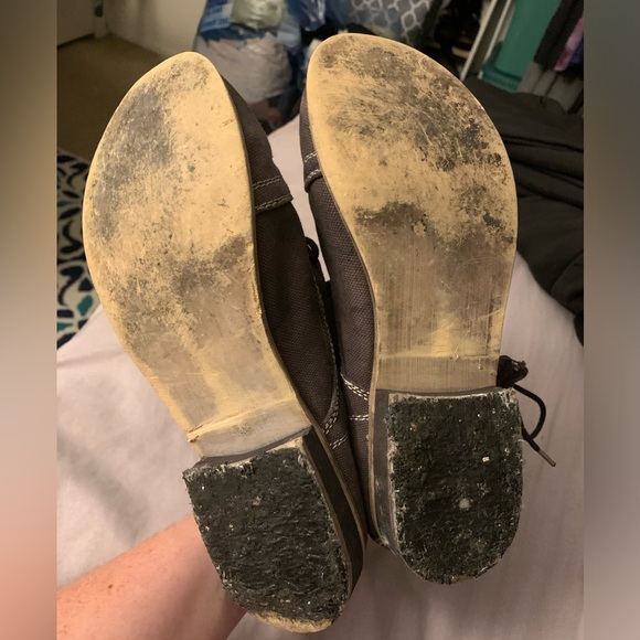 MIA dark brown canvas boots- size 10 - Picture 4 of 5